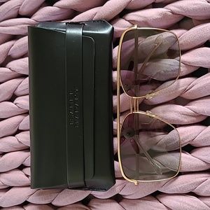 Isabel Marant Rectangular Aviator Sunglasses 62mm